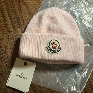 Moncler Light Pink Knit Hat